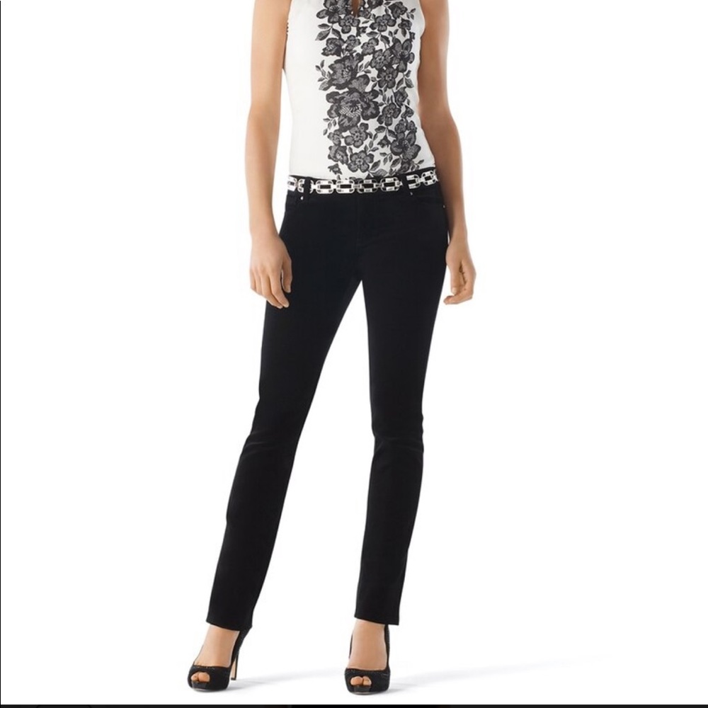 WHBM NWT Velvet Jeans Embellished